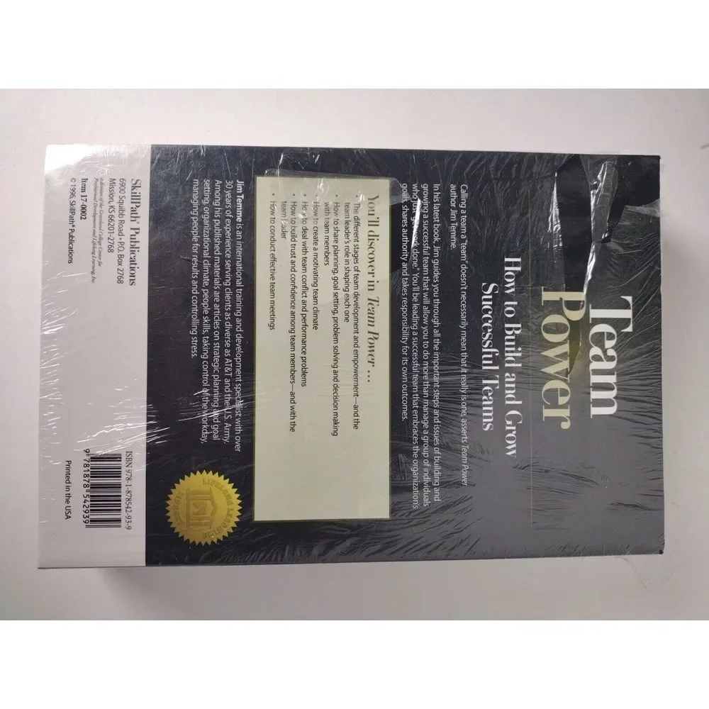 New Sealed Team Power Pack Of 3 Books Leadership, Practical Project Management